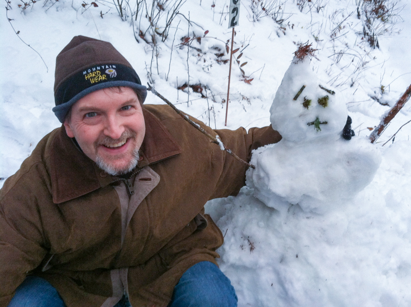 Jay Patrick & Randolph the Snowman